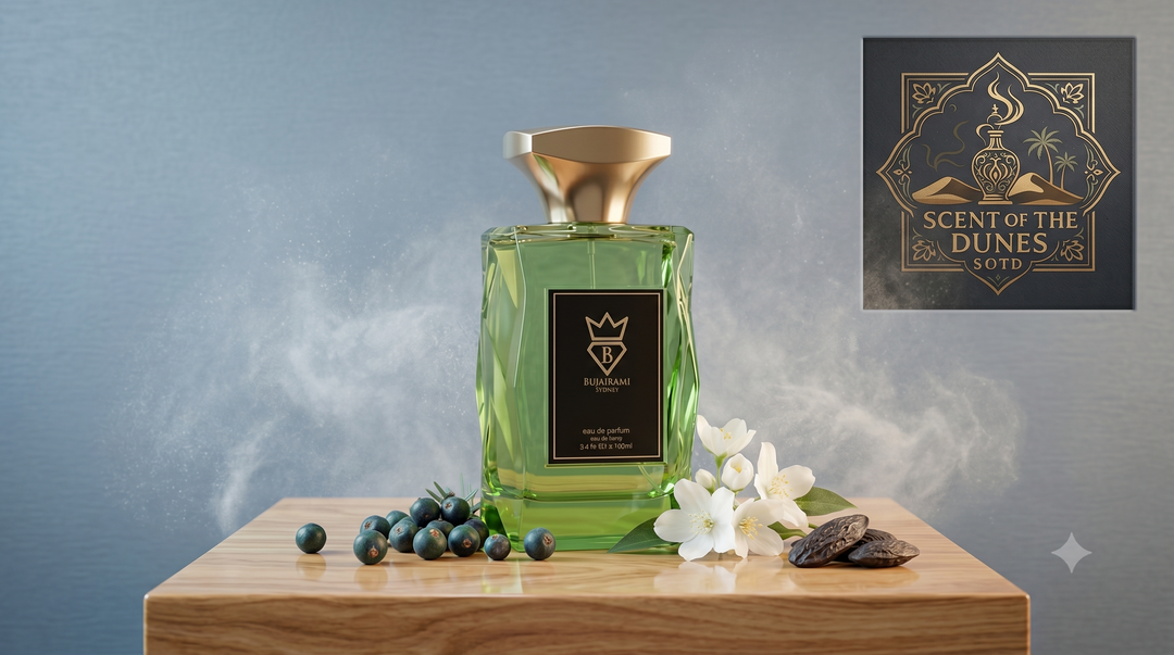 Bujairami Blue Note UK: A Woody Aromatic Fragrance Inspired by Orphéon