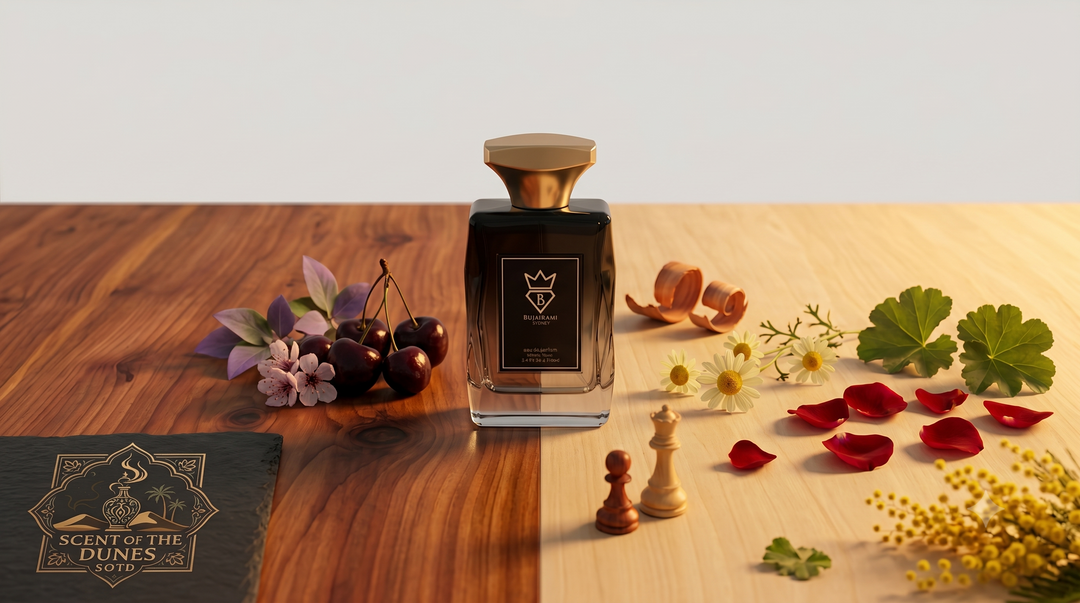 Bujairami Cherry Reign UK: A Floral Amber Fragrance Inspired by French Defense