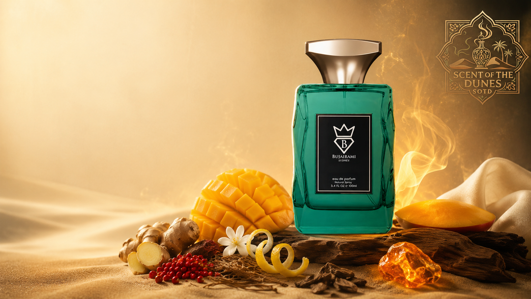 Bujairami Inferno: A God of Fire Inspired Mango Amber Fragrance for UK Summer