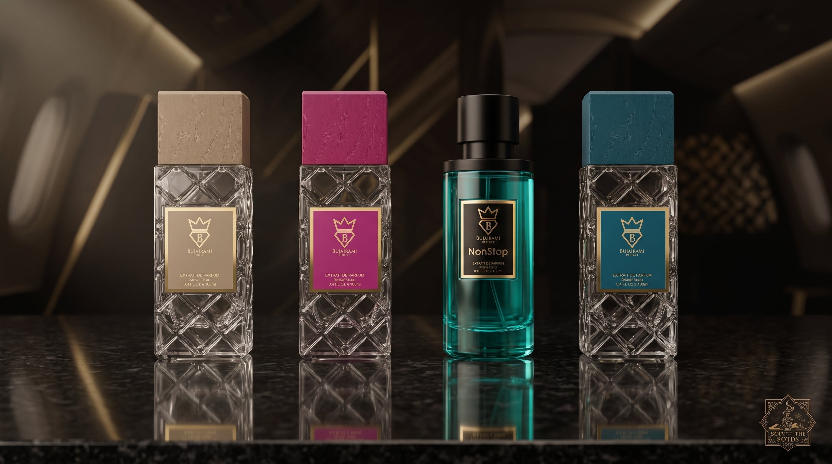Bujairami's Best-Loved Fragrances: Hectic, Non Stop, First Class & Ya Habibi