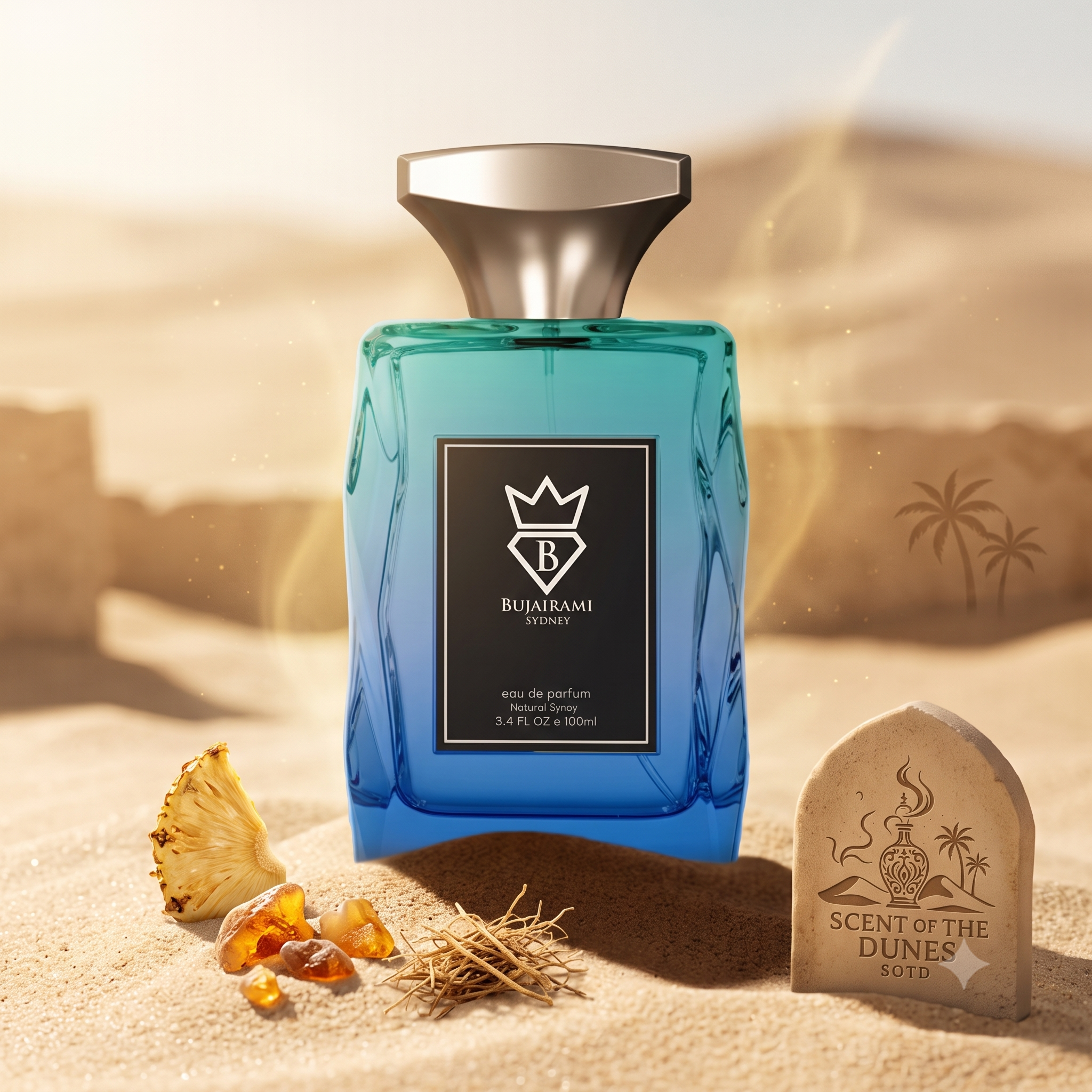 Bujairami Dominus Fruity Woody Amber Unisex Eau de Parfum 100ml