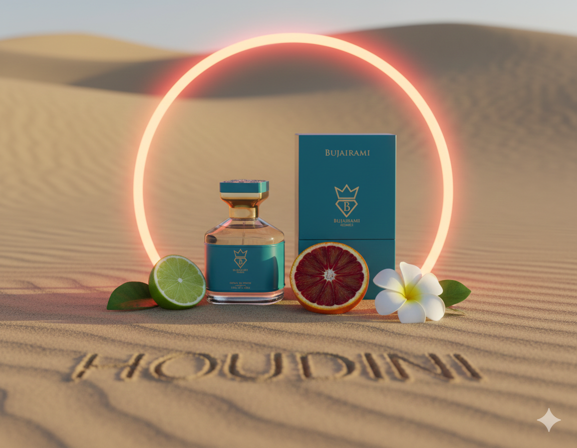 Bujairami Houdini Perfume Fresh Citrus Eau De Parfum Unisex Scent Of Bujairami Houdini Perfume Fresh Citrus Eau De Parfum Unisex Scent Of