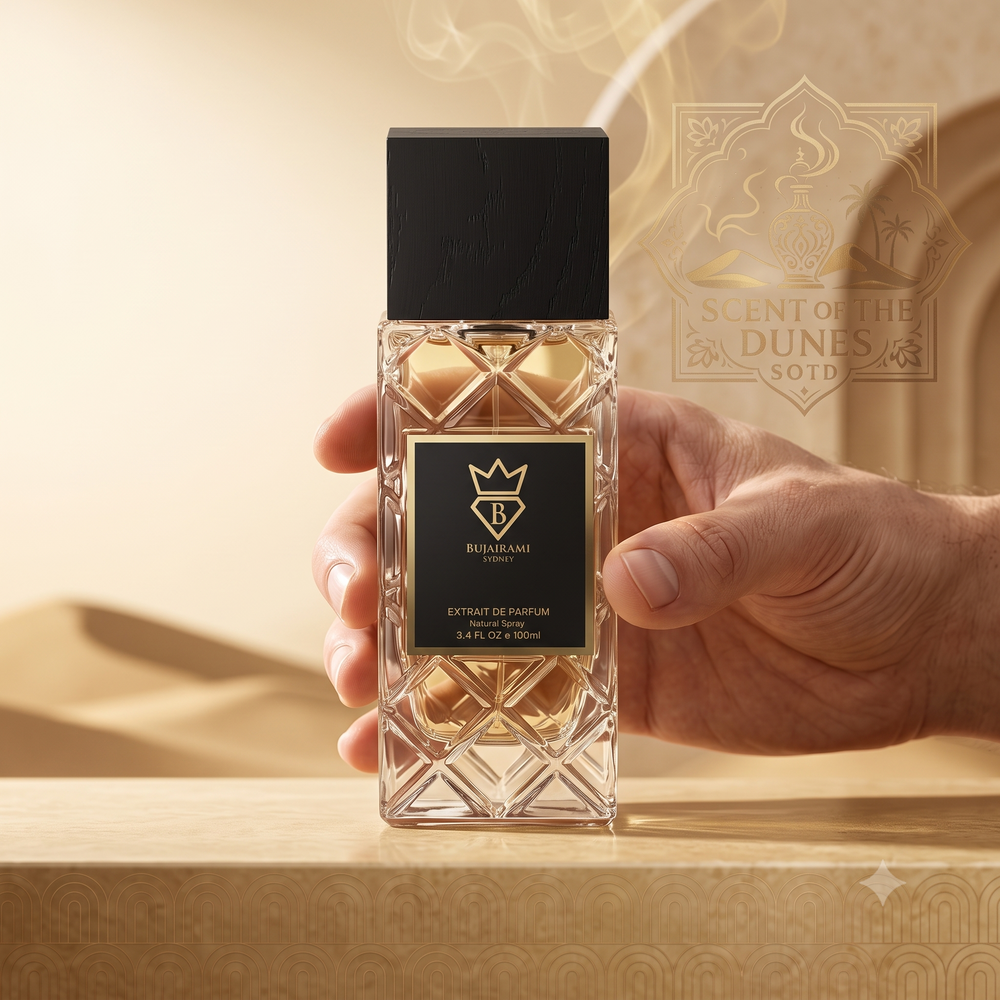Bujairami Lucid Dream fragrance notes pink pepper cedarwood amber tonka UK