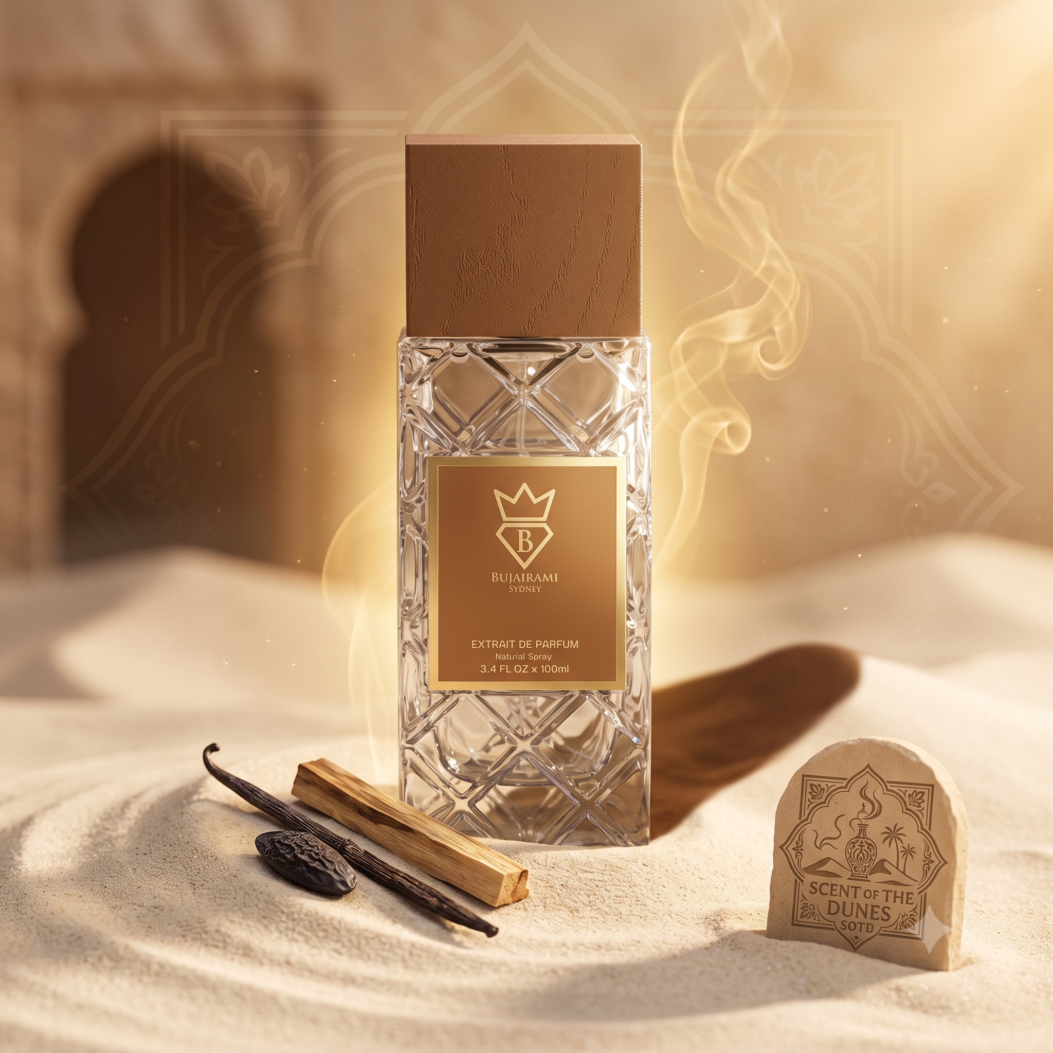 Bujairami Powder Affair Vanilla Gourmand Unisex Extrait De Parfum 100ml