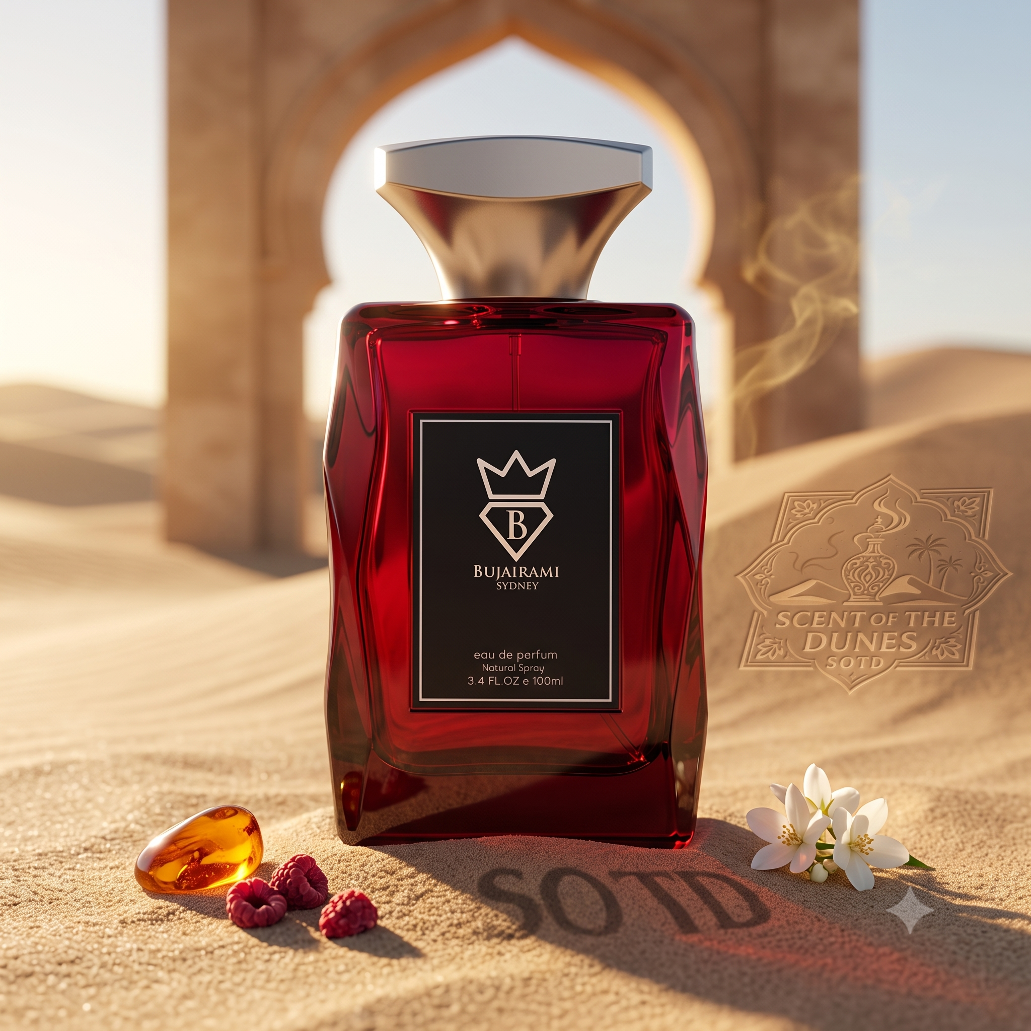 Bujairami Red Eclipse Fruity Floral Unisex EDP 100ml