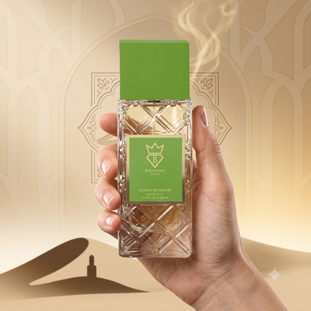 Bujairami Sweet Escape fragrance notes sugar cane vanilla tonka bean musk UK