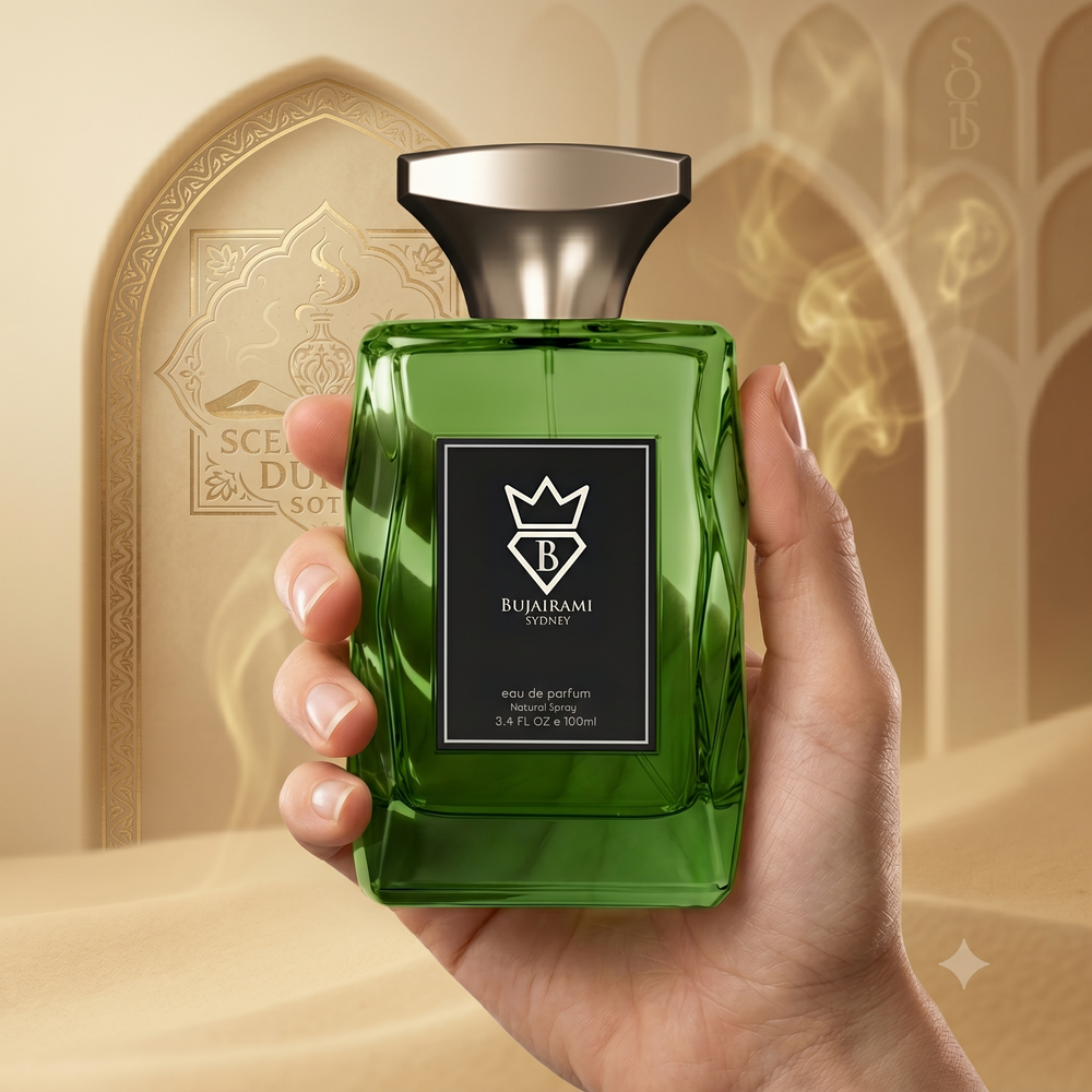 Bujairami Tea Splash perfume bottle