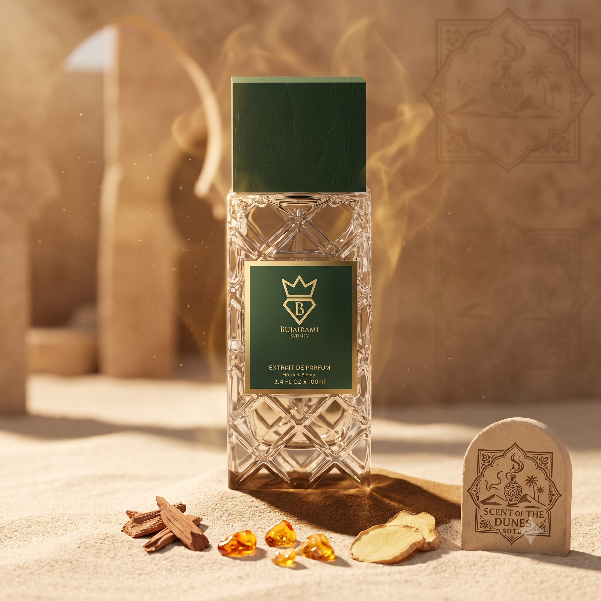Bujairami Vibration Woody Floral Musk Unisex Extrait de Parfum 100ml