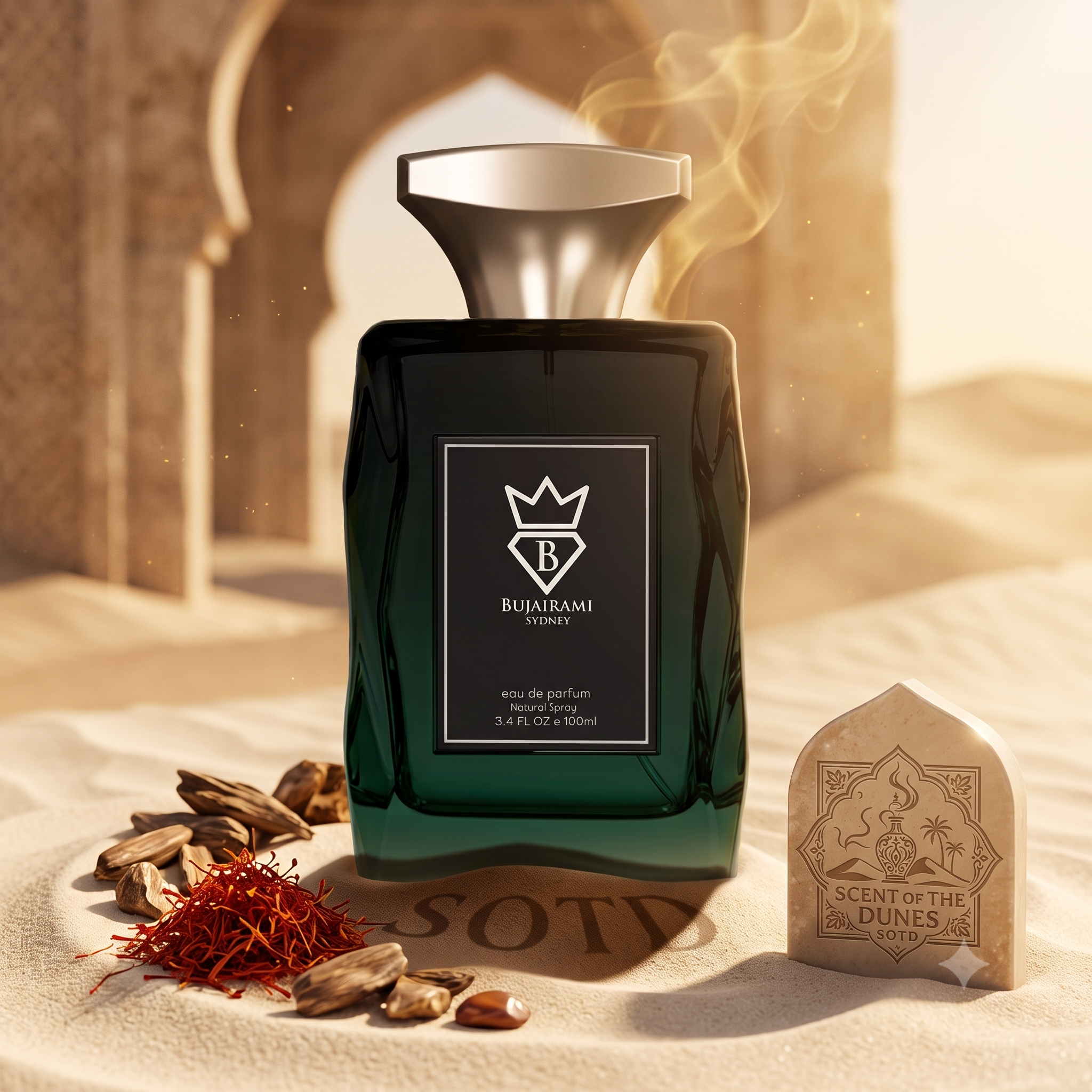 Bujairami Woody Spice Amber Woody Unisex Eau de Parfum 100ml