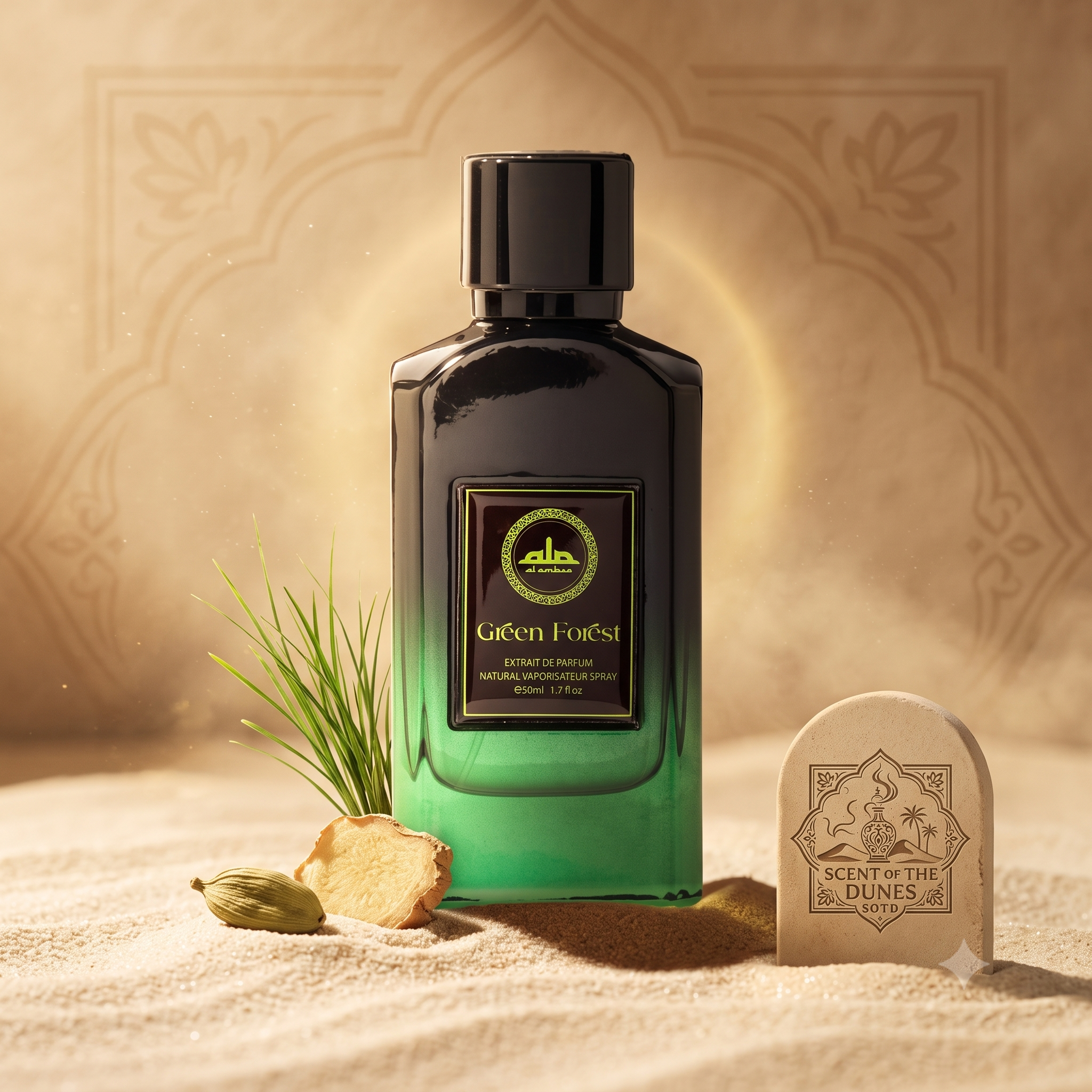Al Ambra Green Forest Woody Spicy Unisex Extrait De Parfum 50ml