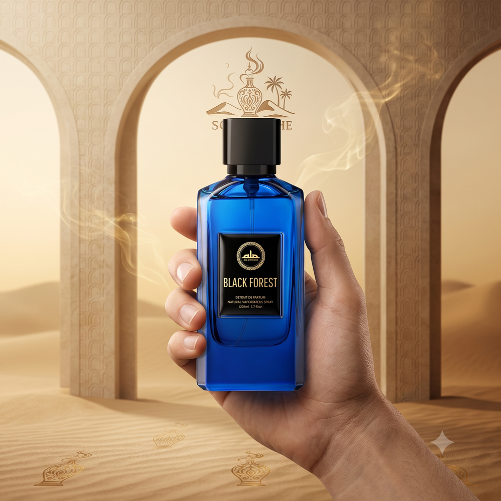 Al Ambra Black Forest fragrance notes grapefruit ambroxan woody UK