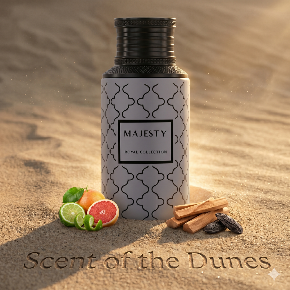 Majesty Maison Asrar grapefruit amber unisex fragrance inspired by Tygar available in the UK