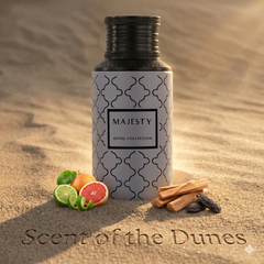 Maison Asrar Majesty 100ml Eau de Parfum bottle