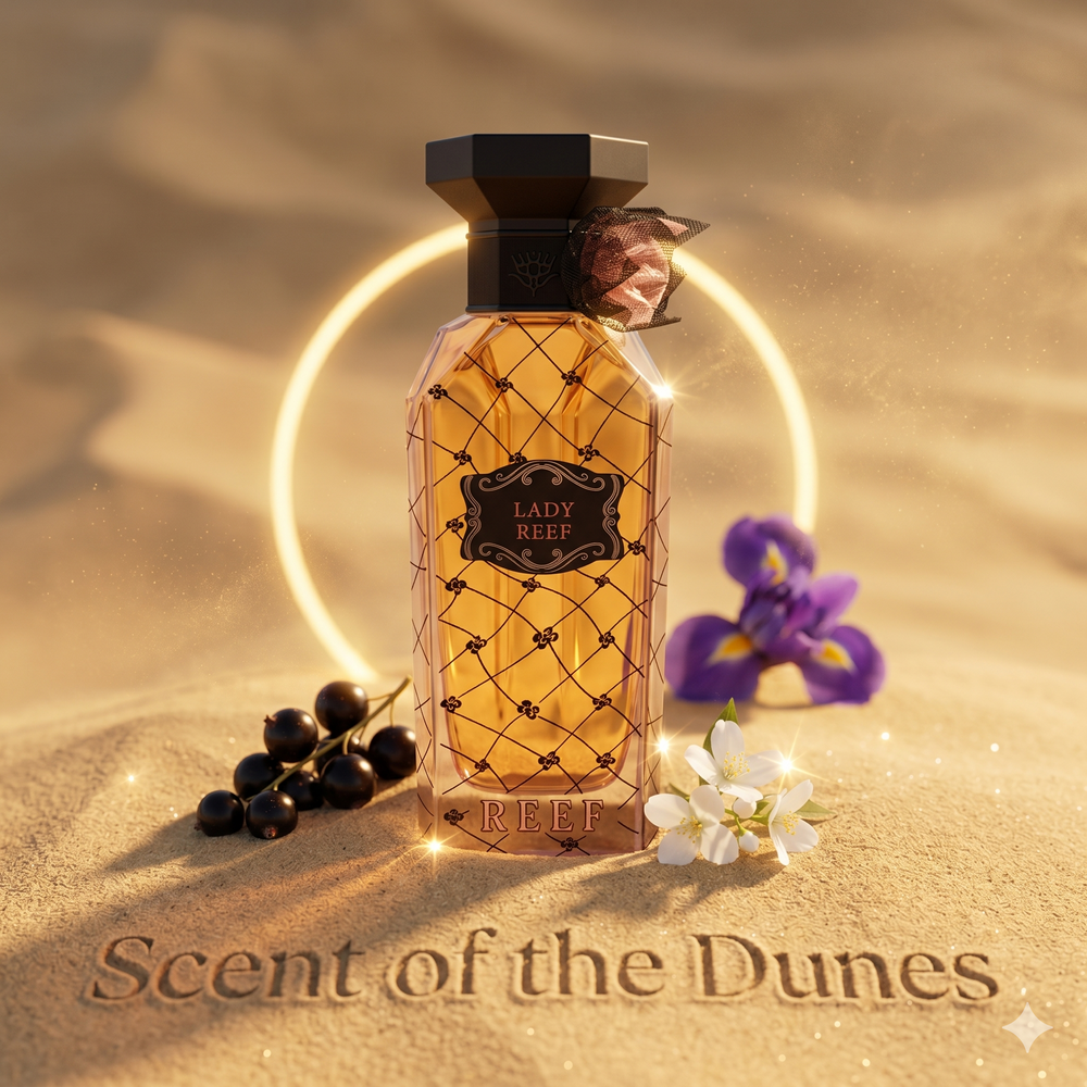 Lady Reef fruity floral musk women's perfume available from Scent of the Dunes UK