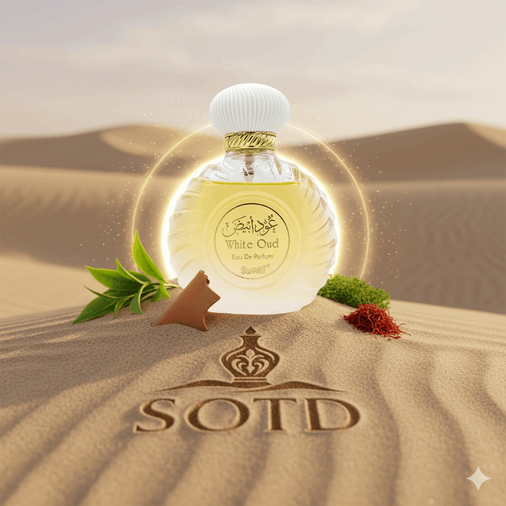 Surrati White Oud Perfume Bottle