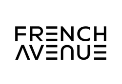Black 'French Avenue' logo on a white background
