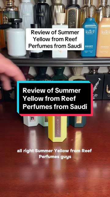 Review of Summer Yellow from Reef Perfumes from Saudi. #mrfragz #perfumetiktok #fragrancetiktok #perfumetok #fragrancetok #colognetiktok #fraghead #perfume #fragrance #perfumecollection #reefperfumes 