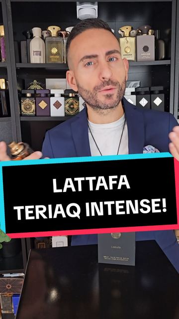 Lattafa Teriaq Intense perfume review!  #fragrancetiktok #fragrancetok #perfume #redolessence #cologne #perfumetiktok