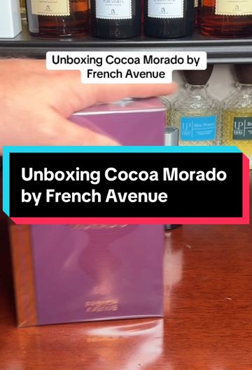 Unboxing Cocoa Morado by French Avenue. #mrfragz #fragrance #fragrancecollection #fragrancetiktok #fragrancetok #frenchavenue #cocoamorado #frenchavenuecocoamorado @The Perfume Smell