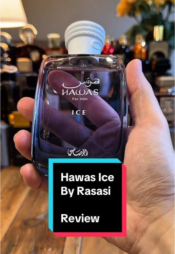 Hawas Ice by Rasasi review #fragrancereview #perfumerecommendations #fragrancetiktok #rasasi #hawasice