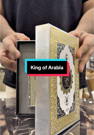 King Of Arabia Lattafa       Top: Bergamot, Raspberry Middle Notes: Cedarwood, Osmanthus, Orris Base Notes: Leather, Vanilla, Patchouli#kingofarabia #lattafa #lattafaperfume #usa #uae #europe #canada 