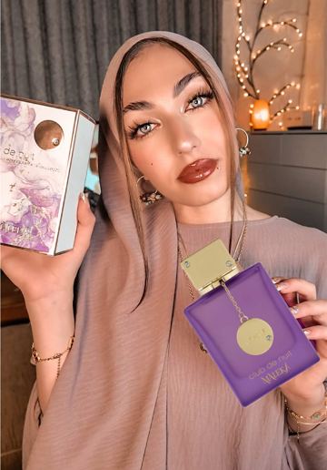 💫 @ARMAF UK Club De Nuit Maleka 👑💜 I LOVE this stuff!! Get yours from 👉 dsstore👈 !!! Have you tried it yet?! 👀  - #fragcomm #armaf #clubdenuit #maleka #perfumetiktok