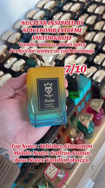 NUCLEAR INSPIRED BY SPICEBOMB EXTREME VIKTOR&ROLF@Bujairami Perfumes @BujairamiPerth @Bujairami Gold Coast @bujairami boys #perfumetiktok #fragrance #bujairami #nuclear #fypシ゚viral #perfumetok #fragra